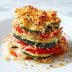 Zucchini Tomato Casserole with Crumb Topping Recipe