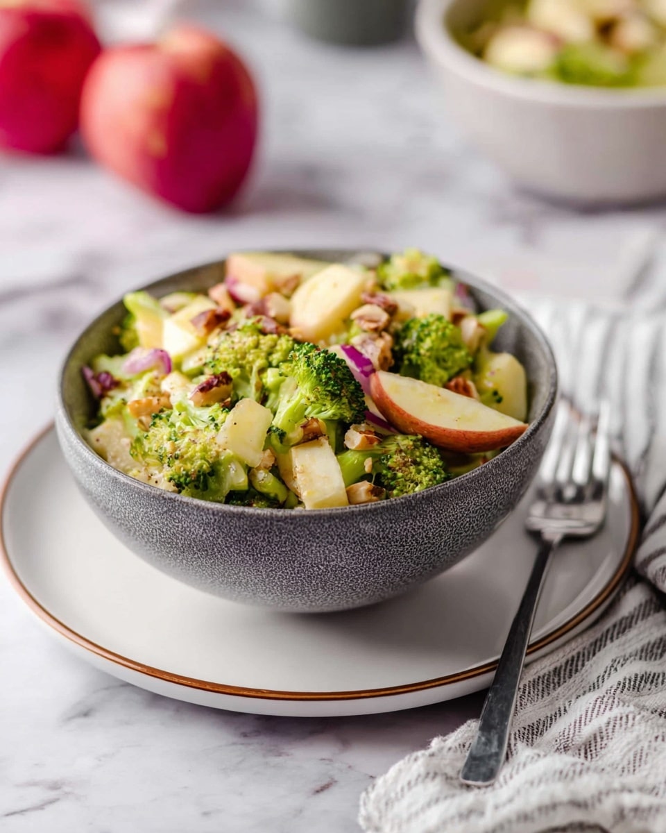 Vegan Apple Broccoli Salad Recipe