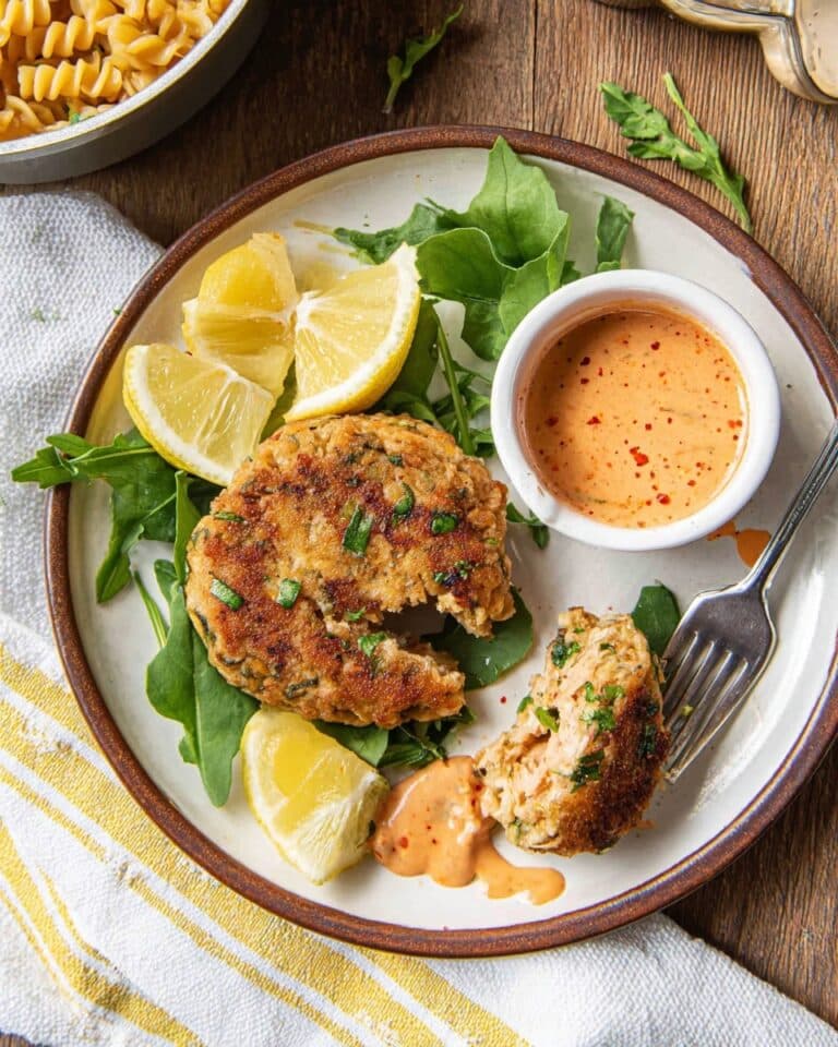 Tuna Patties with Cilantro, Old Bay Seasoning, and Lime Recipe