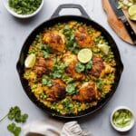 One Pan Tandoori-Inspired Chicken and Rice Recipe