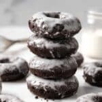 Chocolate Black Cocoa Old-Fashioned Donuts with Rich Glaze Recipe