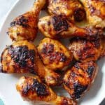 Two Ingredient Crispy Oven Baked BBQ Chicken Recipe
