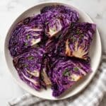 Roasted Red Cabbage with Balsamic, Honey, and Mustard Recipe