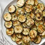 Parmesan Roasted Zucchini Recipe