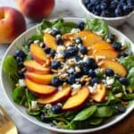 Blueberry Peach Feta Salad Recipe