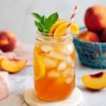 Easy Peach Lemonade with Fresh Peaches Recipe