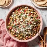 Moroccan Chickpea Salad with Quinoa, Pistachios, and Feta Recipe