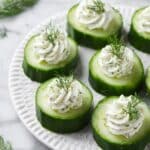 Cucumber Cream Cheese Canapés Recipe