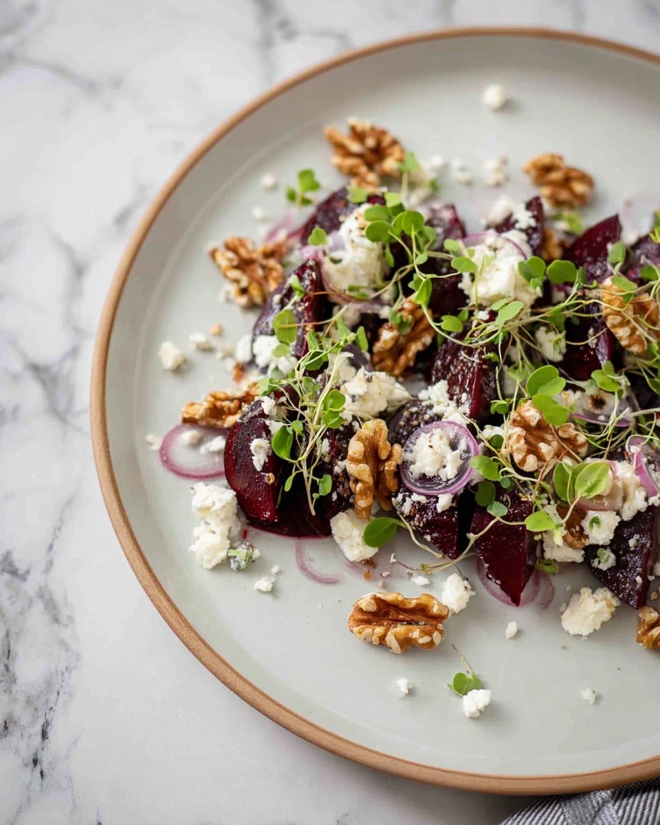 Beetroot, Walnut, Feta Salad Recipe