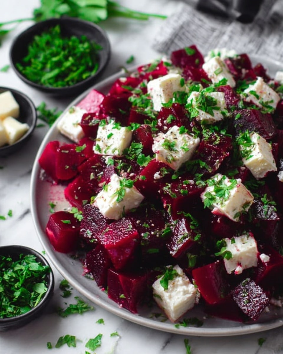 Beetroot and Feta Cheese Salad Recipe