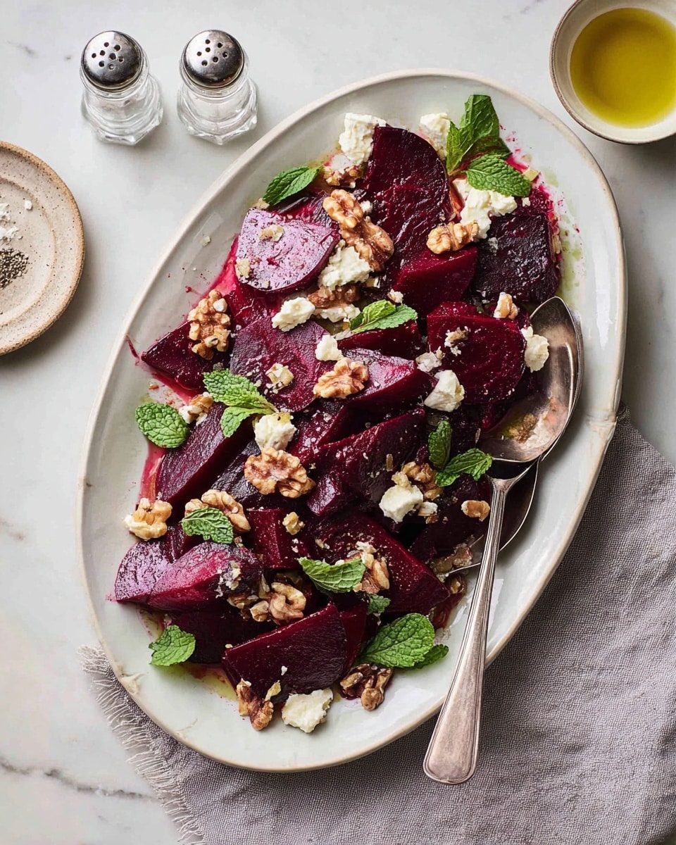 Beetroot Salad with Feta and Walnuts Recipe