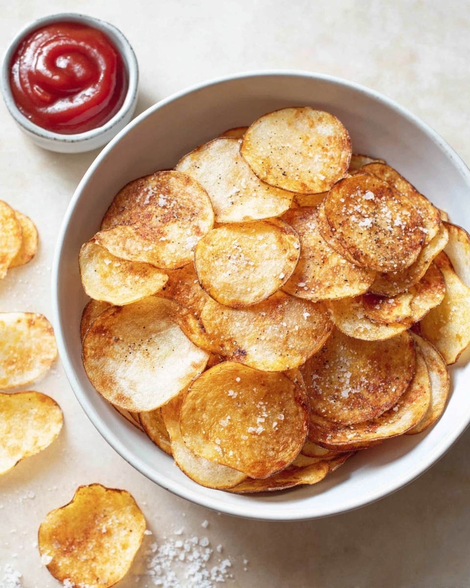 Oven Baked Potato Chips Recipe