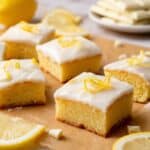 Lemon Brownies with Lemon Glaze Recipe