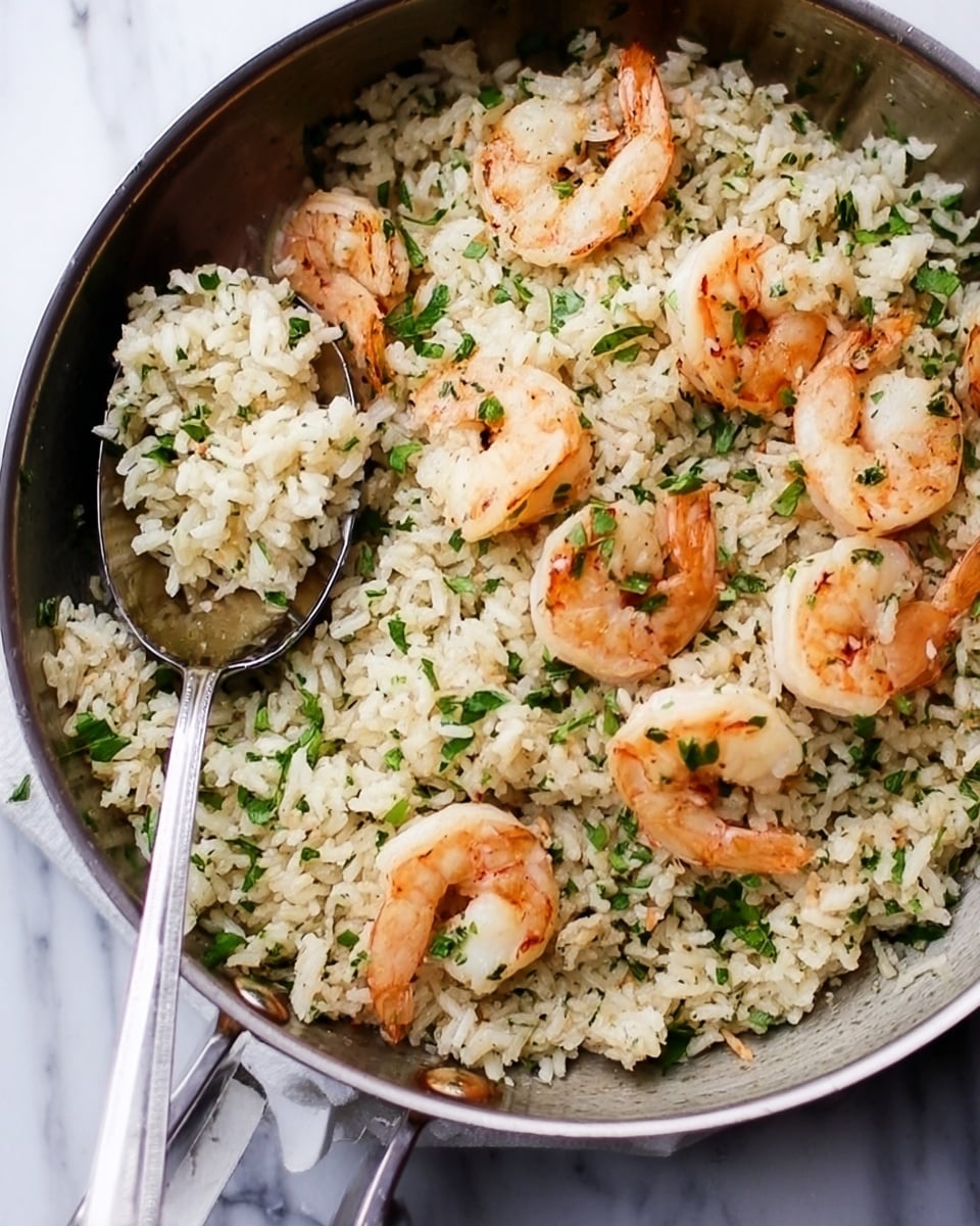 Garlic Butter Shrimp and Rice Recipe