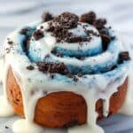Cookie Monster Cinnamon Rolls Recipe