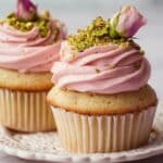 Rose and Pistachio Cupcakes: A Floral Delight Recipe