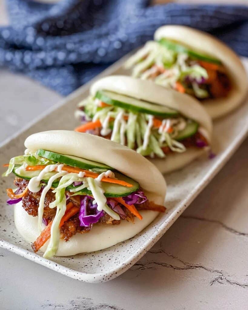 Crispy Chicken Bao Buns Recipe