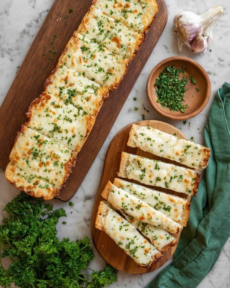 Cheesy Garlic Bread Recipe