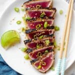 Six-Minute Seared Ahi Tuna Steaks Recipe