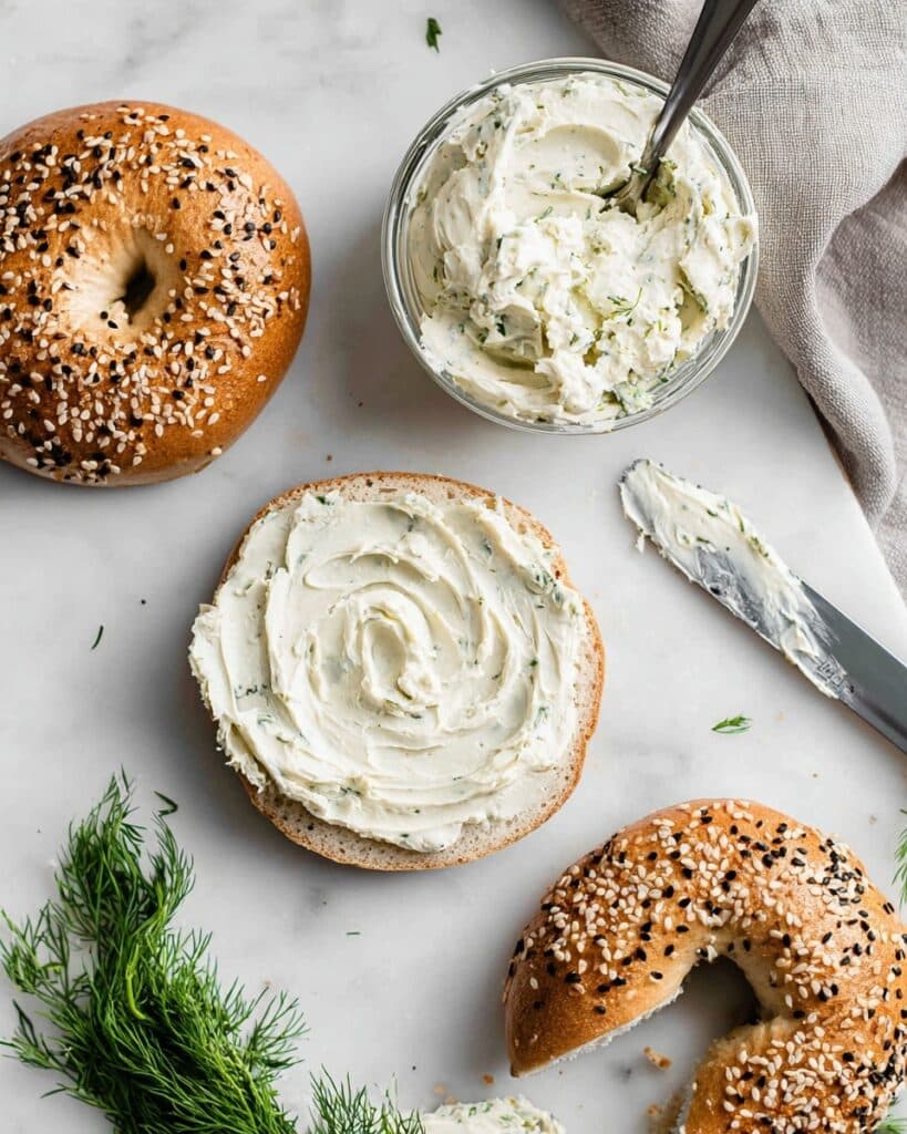 Vegan Tofu “Cream Cheese” & Dill Spread Recipe