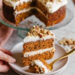 Vegan Carrot Cake with Cream Cheese Frosting Recipe