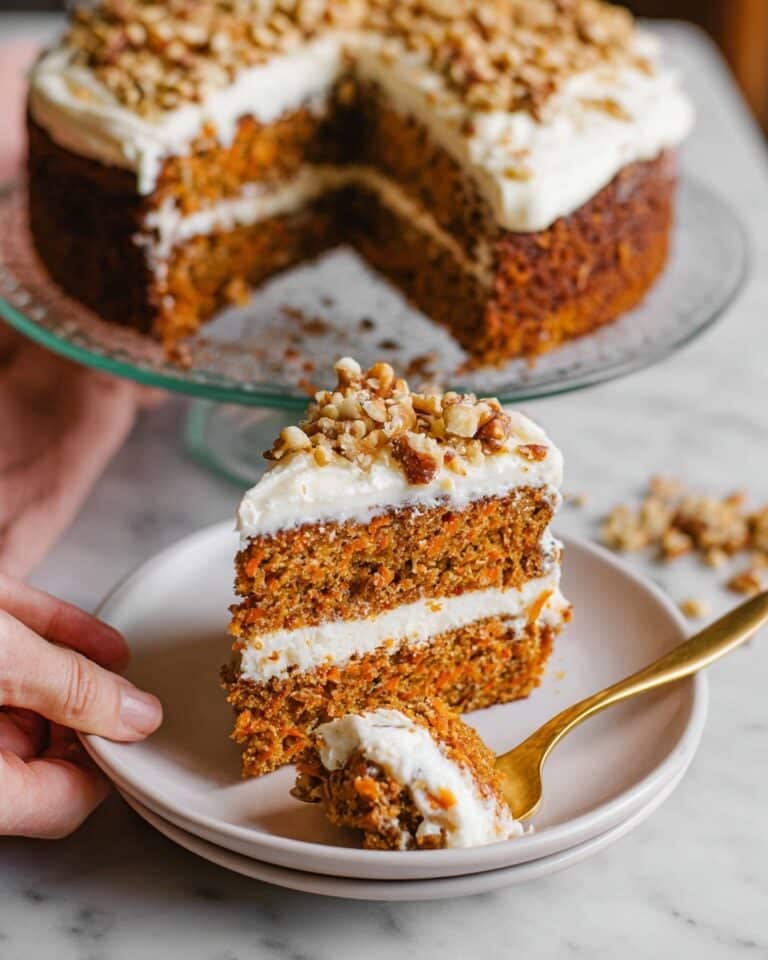 Vegan Carrot Cake with Cream Cheese Frosting Recipe