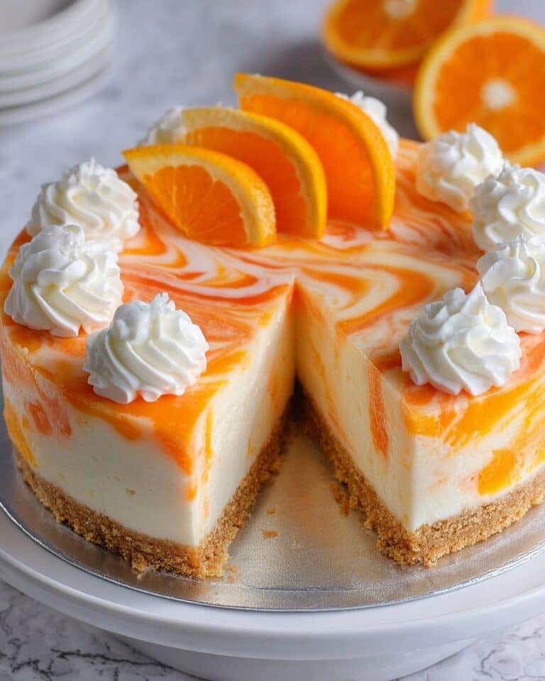 No-Bake Orange Creamsicle Cheesecake Recipe