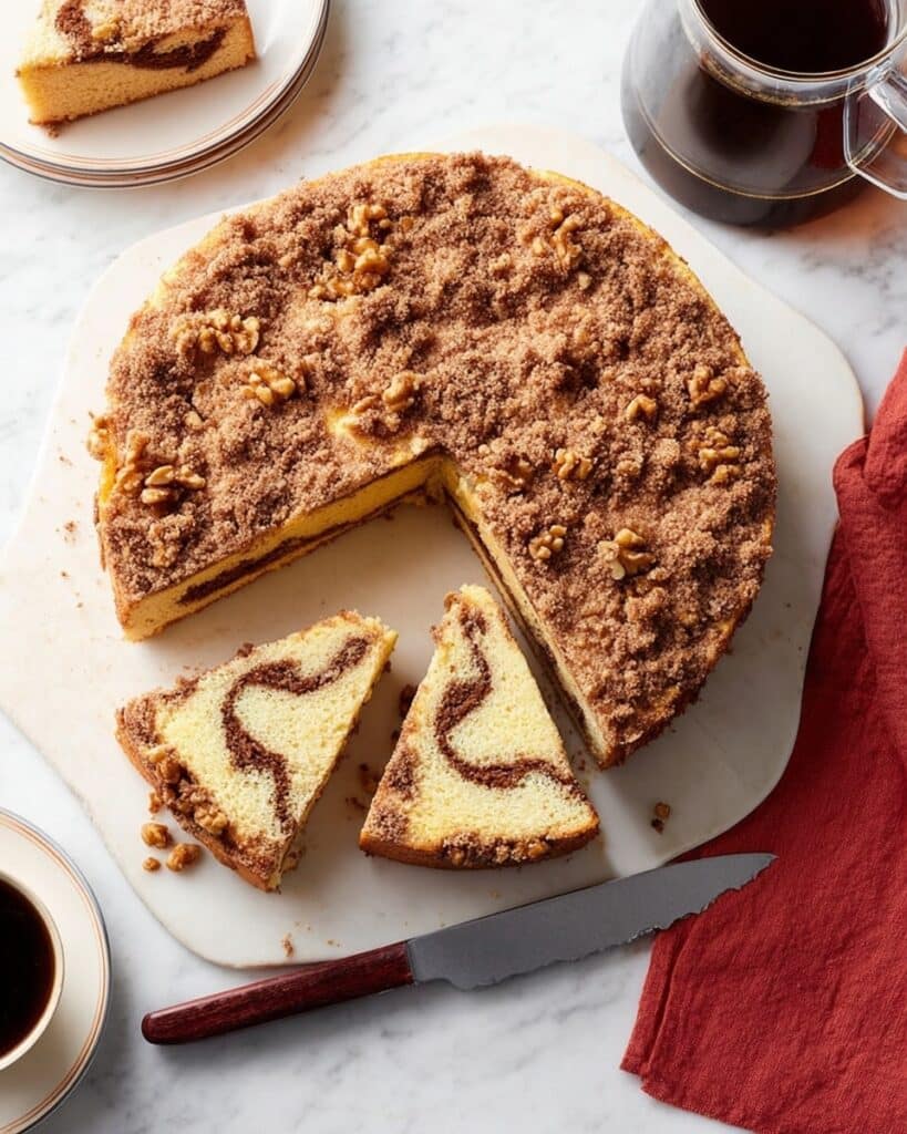 Cinnamon Walnut Coffee Cake Recipe