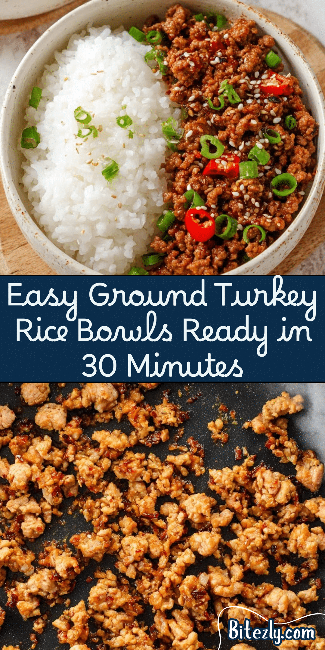Ground Turkey Rice Bowls: Delicious & Easy Weeknight Dinner