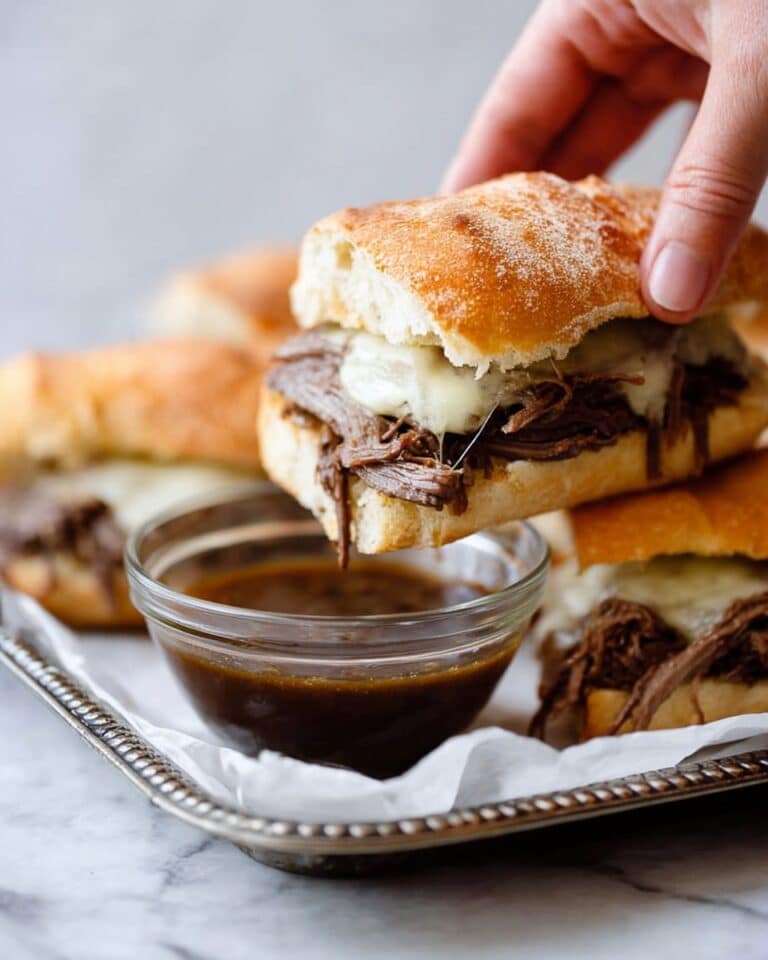 Slow Cooker French Dip Sandwiches Recipe