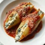 Spinach and Cheese Manicotti Recipe