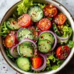 Fresh Garden Salad with Apple Cider Vinaigrette Recipe