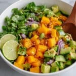 Mango Salad with Sweet Chilli Lime Dressing Recipe