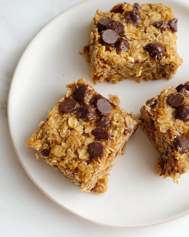 4 Ingredient Banana Bars Recipe