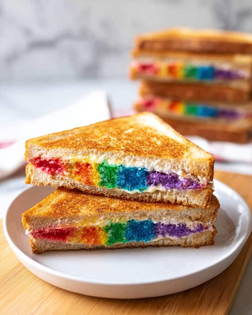 Rainbow Grilled Cheese Recipe