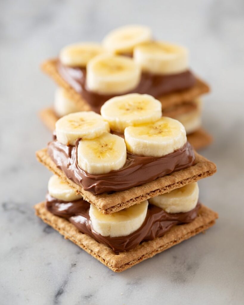 Easy Graham Cracker Banana Chocolate Cake Recipe