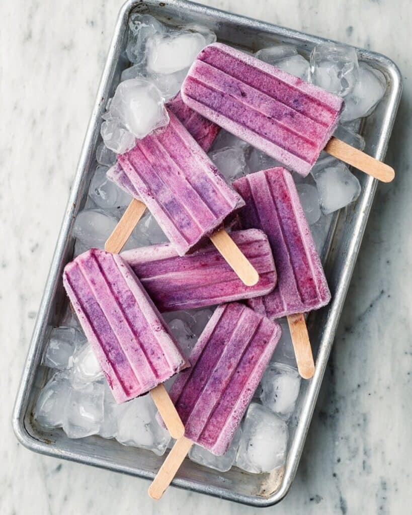 Greek Yogurt Fruit Popsicles Recipe