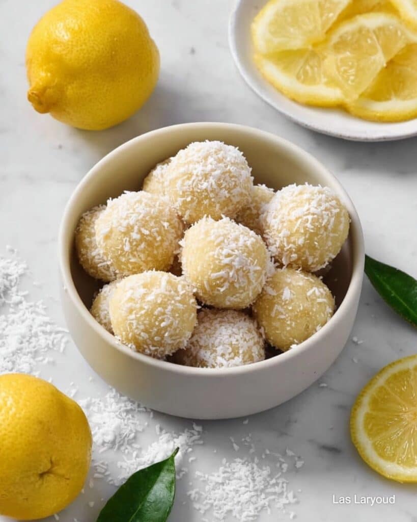 4 Ingredient Lemon Bliss Balls Recipe