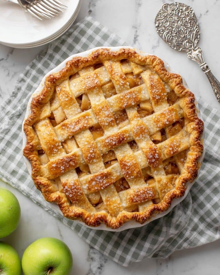 Homemade Classic Apple Pie with Flaky Crust and Perfect Spices Recipe