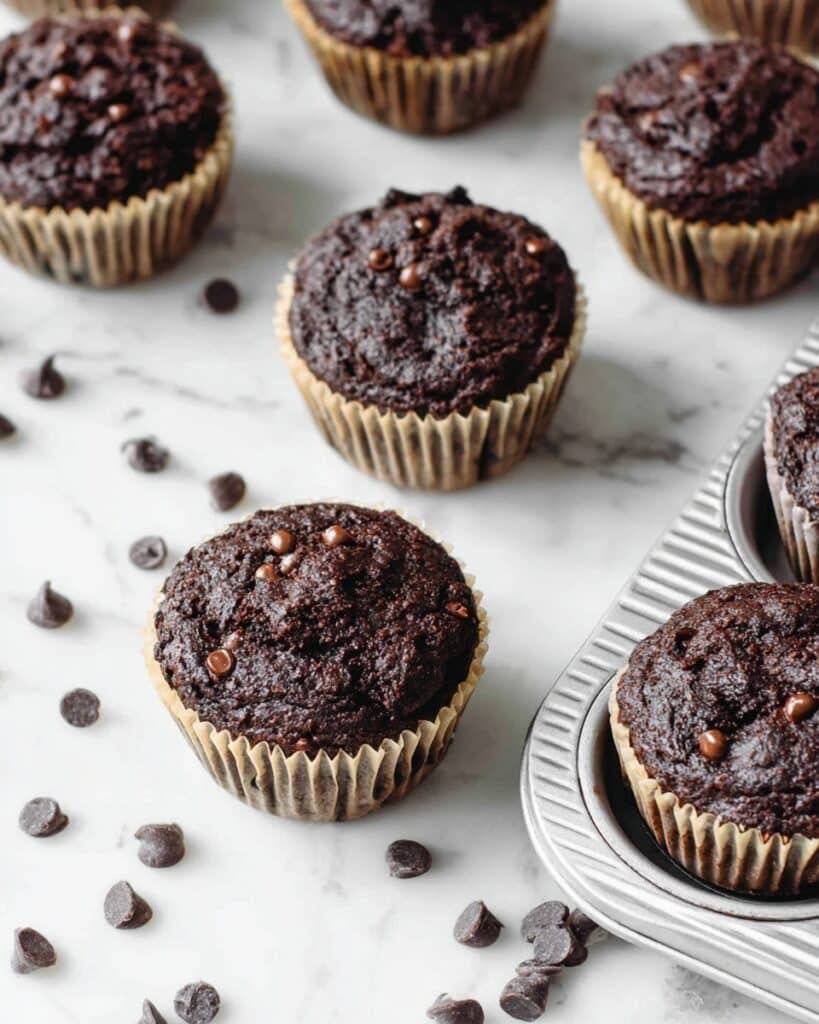 Veggie-Loaded Chocolate Lentil Muffins Recipe