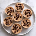Four Ingredient Peanut Butter Banana Cookie Dough Fudge Cups Recipe