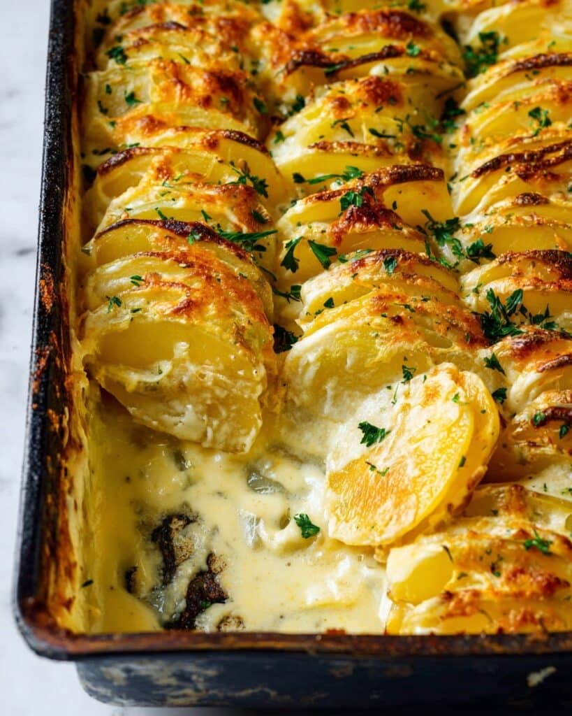 Cheesy Scalloped Potatoes Recipe