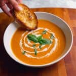 Roasted Tomato and Red Pepper Soup Recipe