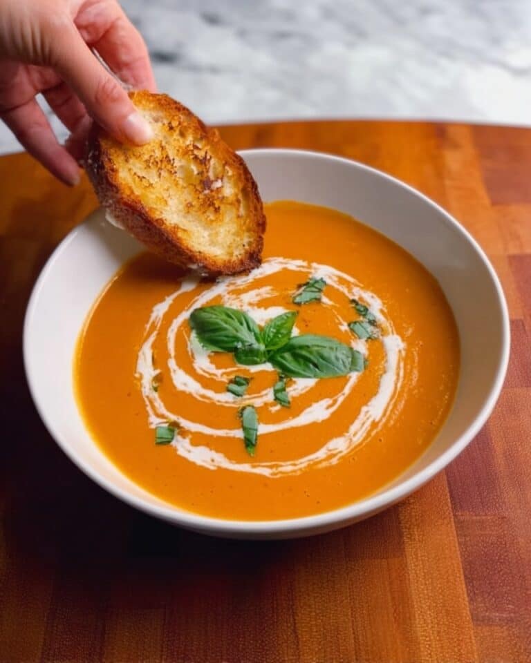 Roasted Tomato and Red Pepper Soup Recipe