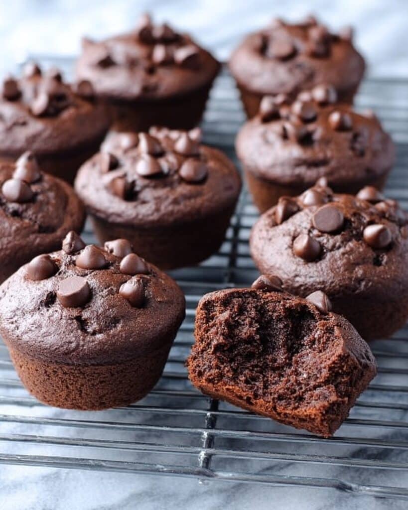 Chocolate Protein Muffins (With Veggies!) Recipe