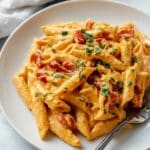 Buffalo Chicken Pasta with Cream Cheese and Cheddar Recipe