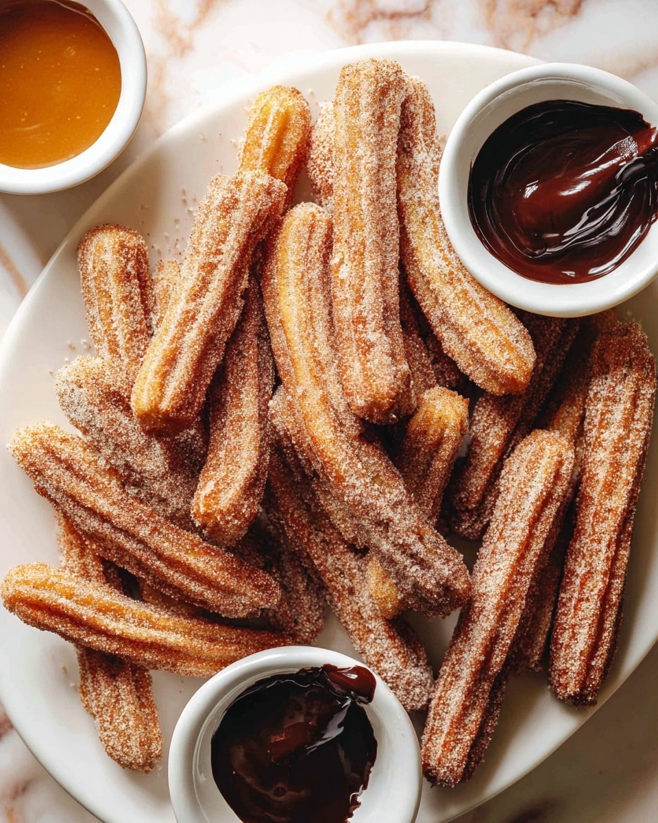 Homemade Crispy Cinnamon Sugar Churros Recipe