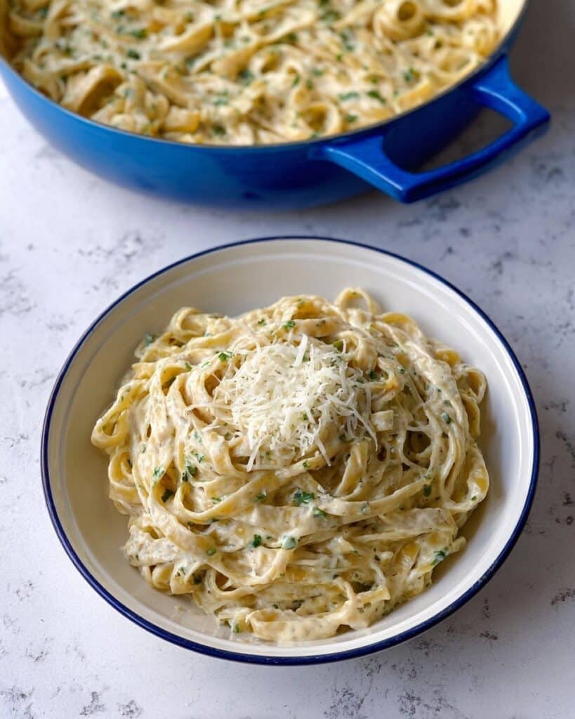 Creamy Fettuccine Alfredo Recipe