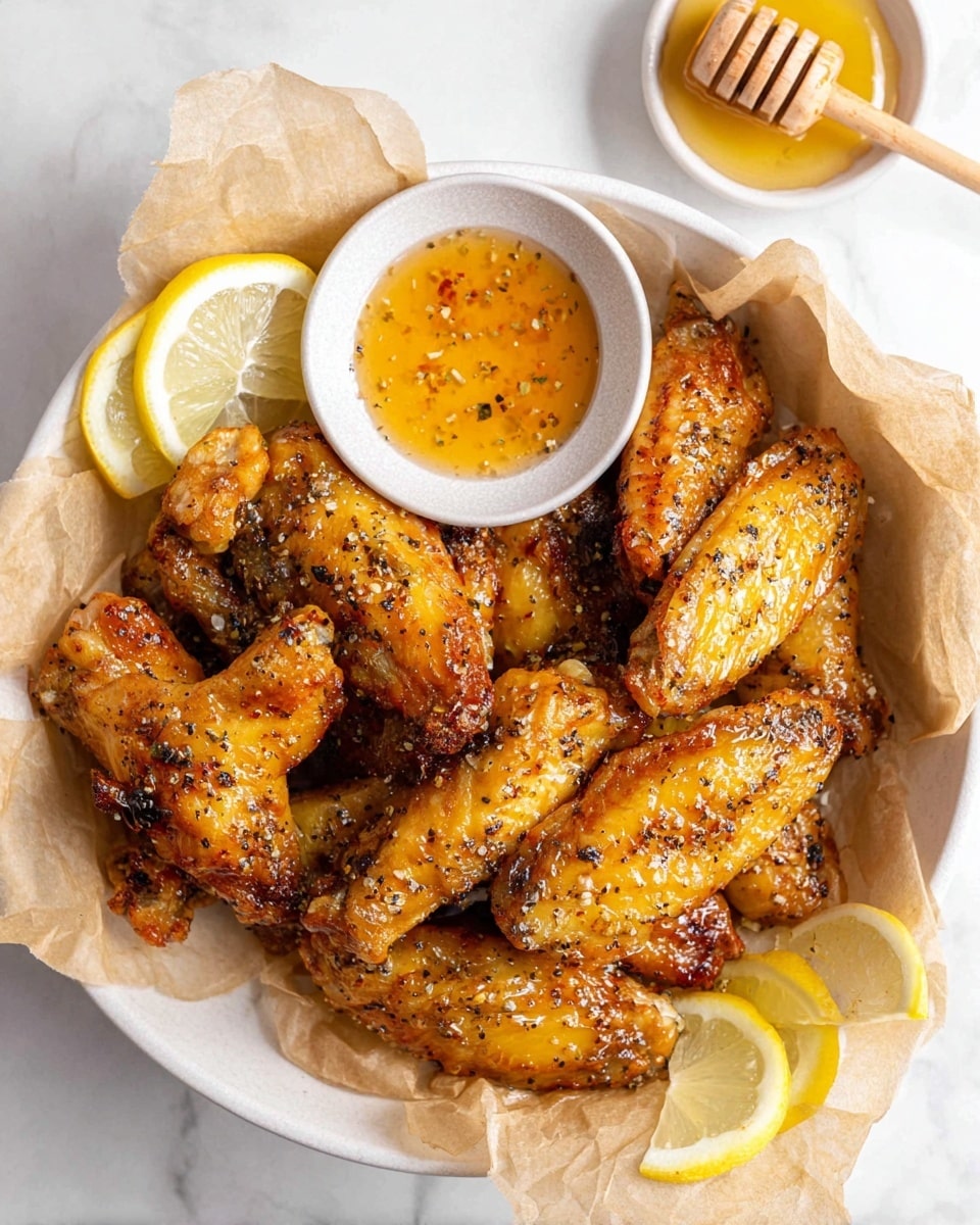 Honey Lemon Pepper Wings Recipe