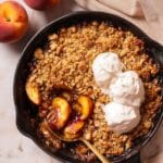 Easy Peach Crumble (Crisp) Recipe